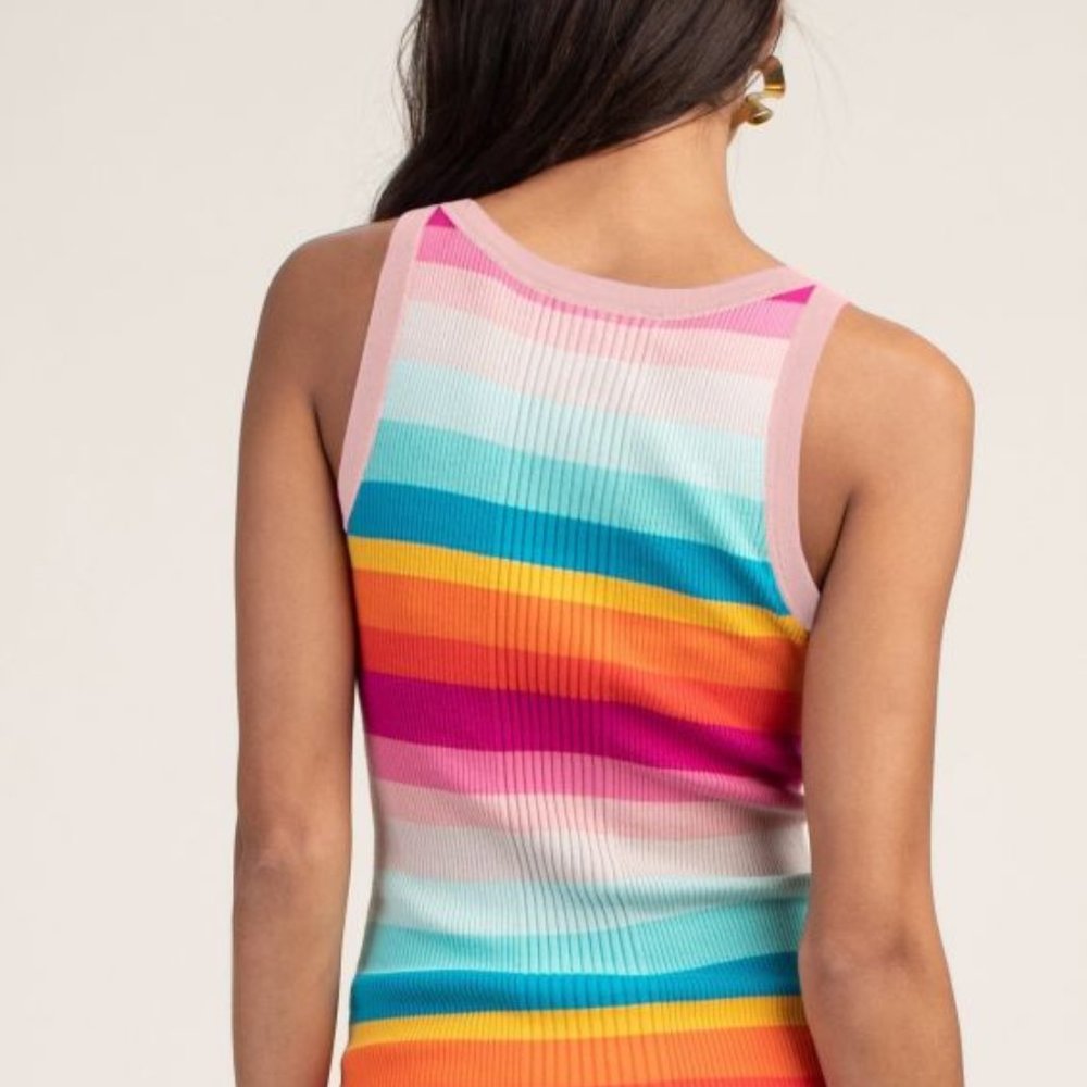 TRINA TURK STAR STRIP TOP - Picture 3 of 3